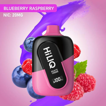 HiLIQ Skate 10000 Puff Disposable Vape - Blueberry Raspberry 20 MG - Riyadh Vape Shop