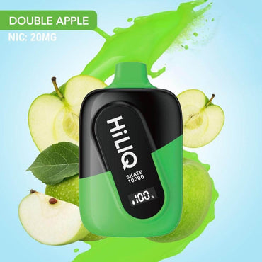 HiLIQ Skate 10000 Puff Disposable Vape - Double Apple 20 MG - Riyadh Vape Shop