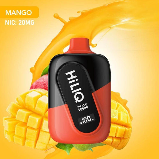 HiLIQ Skate 10000 Puff Disposable Vape - Mango 20 MG - Riyadh Vape Shop