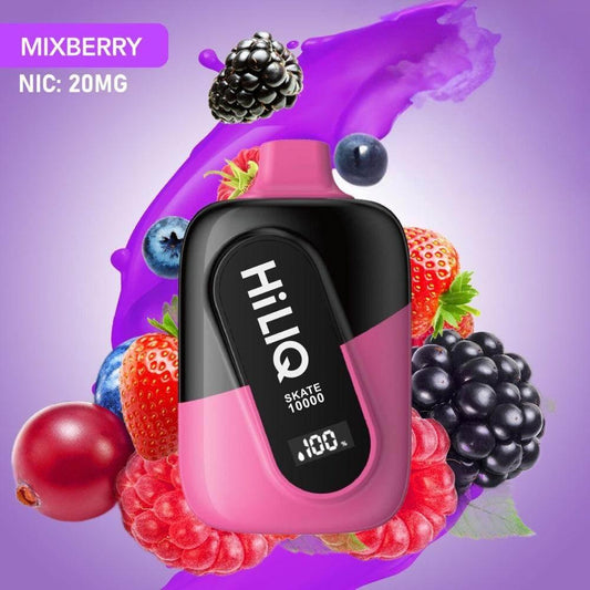 HiLIQ Skate 10000 Puff Disposable Vape - Mix Berry 20 MG - Riyadh Vape Shop