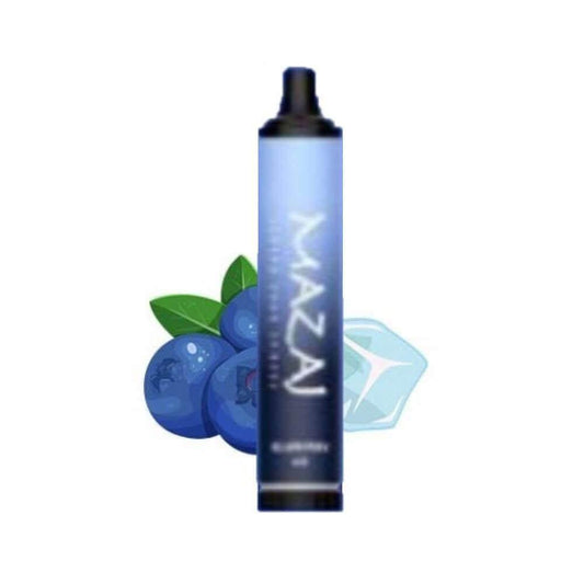MAZAJ – Blueberry Disposable E-Cig (4000 puff) 50mg - Saudi Riyadh Vape Shop - Riyadh Vape Shop