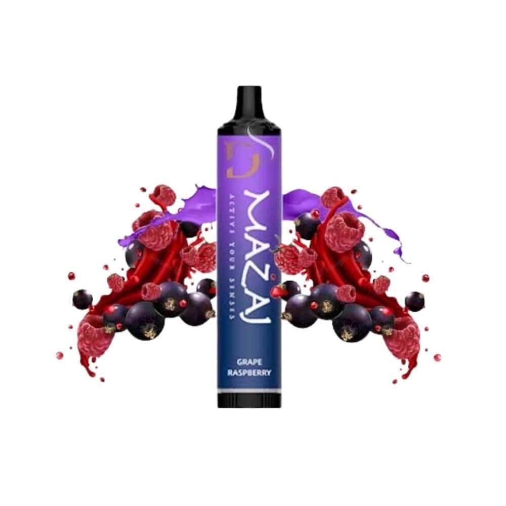 MAZAJ – Demon Grape Raspberry Disposable E-Cig (4000 puff) 50mg - Saudi Riyadh Vape Shop - Riyadh Vape Shop