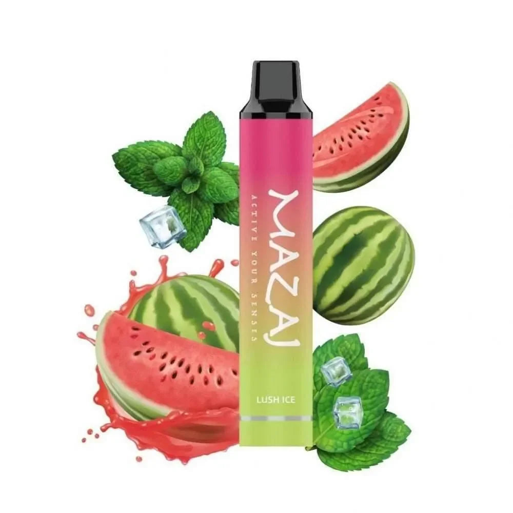 MAZAJ – Lush Ice Disposable E-Cig (3000 puff) 50mg - Saudi Riyadh Vape Shop - Riyadh Vape Shop