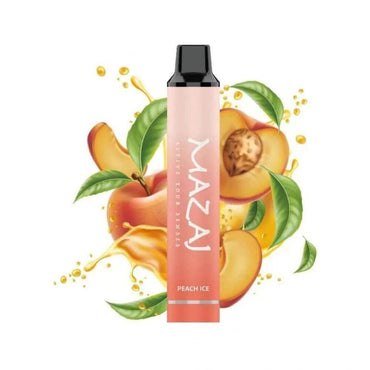 MAZAJ – Peach Ice Disposable E-Cig (4000 puff) 50mg - Saudi Riyadh Vape Shop - Riyadh Vape Shop