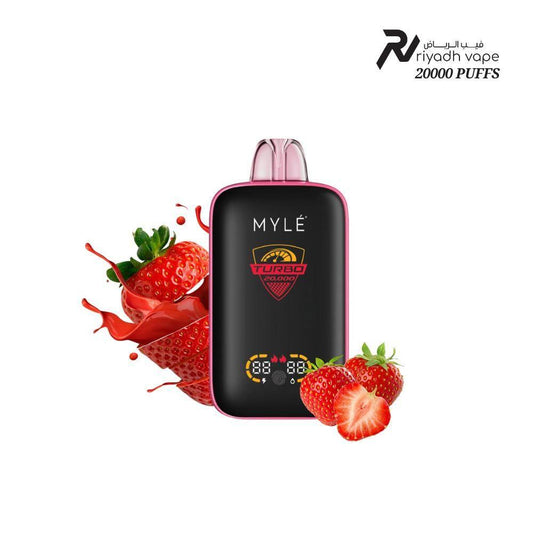 MYLE Turbo 20000 Disposable Vape - Strawberry Keys - Riyadh Vape Shop
