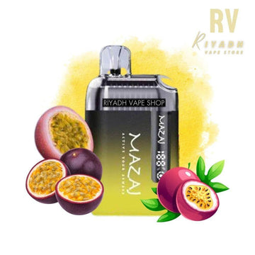 Mazaj Infinity X 9000 Puffs Disposable Vape - Passion Fruit - Riyadh Vape Shop - Disposable Vape