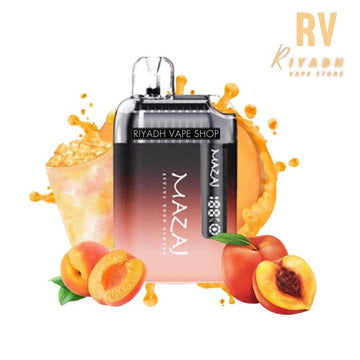 Mazaj Infinity X 9000 Puffs Disposable Vape - Peach Ice - Riyadh Vape Shop - Disposable Vape