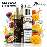 Mazaya E Hookah Deep Cloud 80K Disposable Vape - Passionfruit Mango Ice