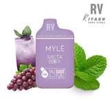 Myle Meta Box 5000 Puff Disposable Vape - Grape Mint