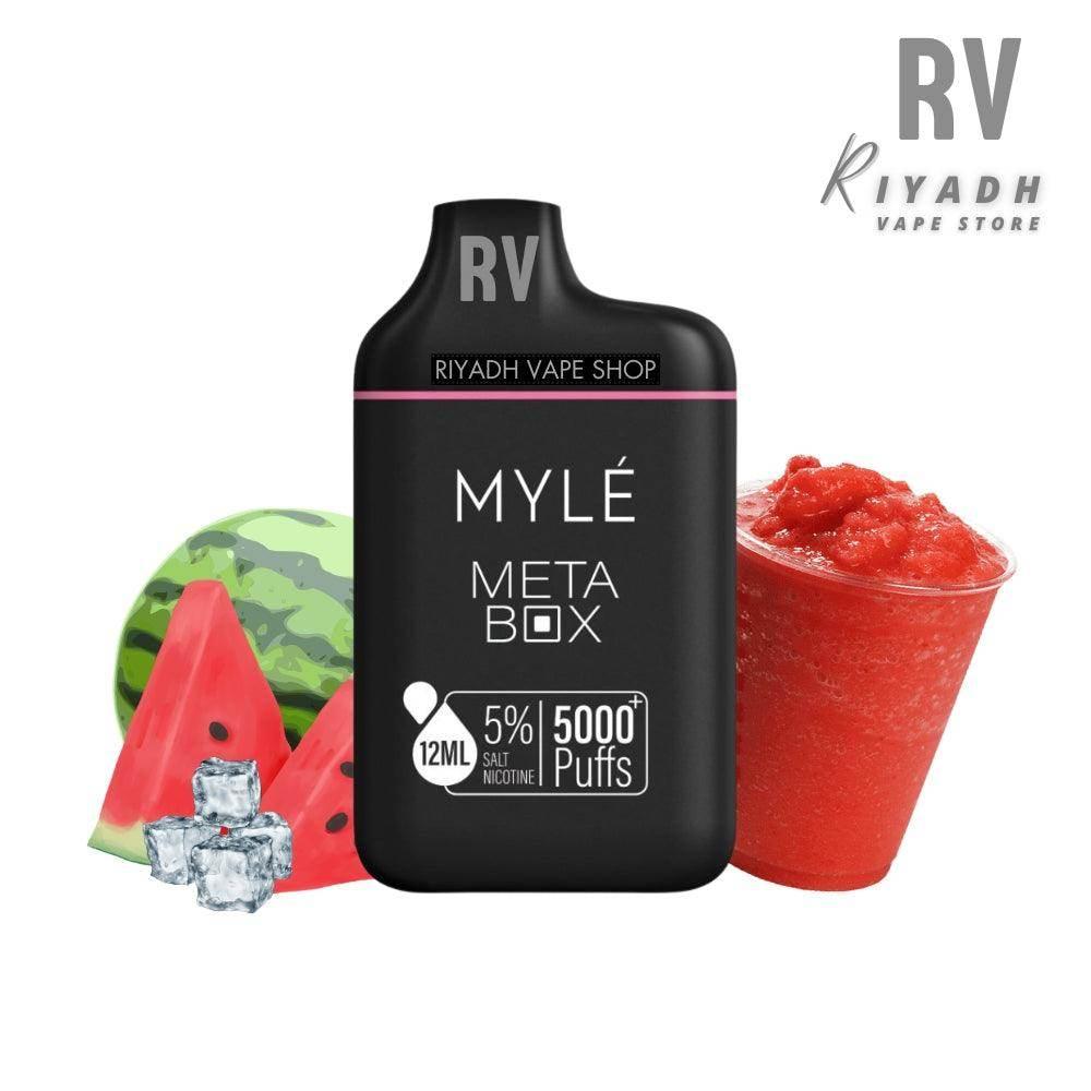 Myle Meta Box Lush Ice 5000 Puff Disposable Vape in Riyadh - Vape Riyadh - Riyadh Vape Shop