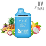 Myle Meta Box 5000 Puff Disposable Vape - Tropical Fruit Ice Riyadh Riyadh
