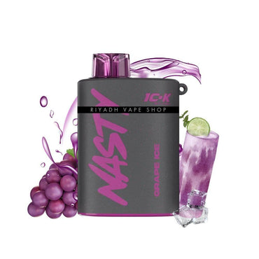 Nasty 10-K Splash 10000 10K Puff Grape Ice Disposable Vape - Riyadh Vape Shop