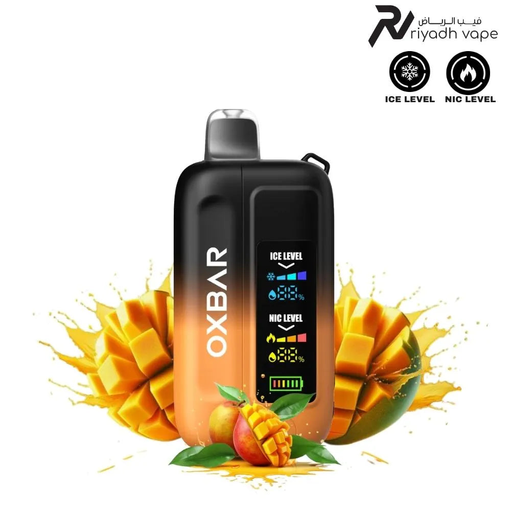 Oxbar IceNic Double Mango 30000 puffs disposable vape Riyadh