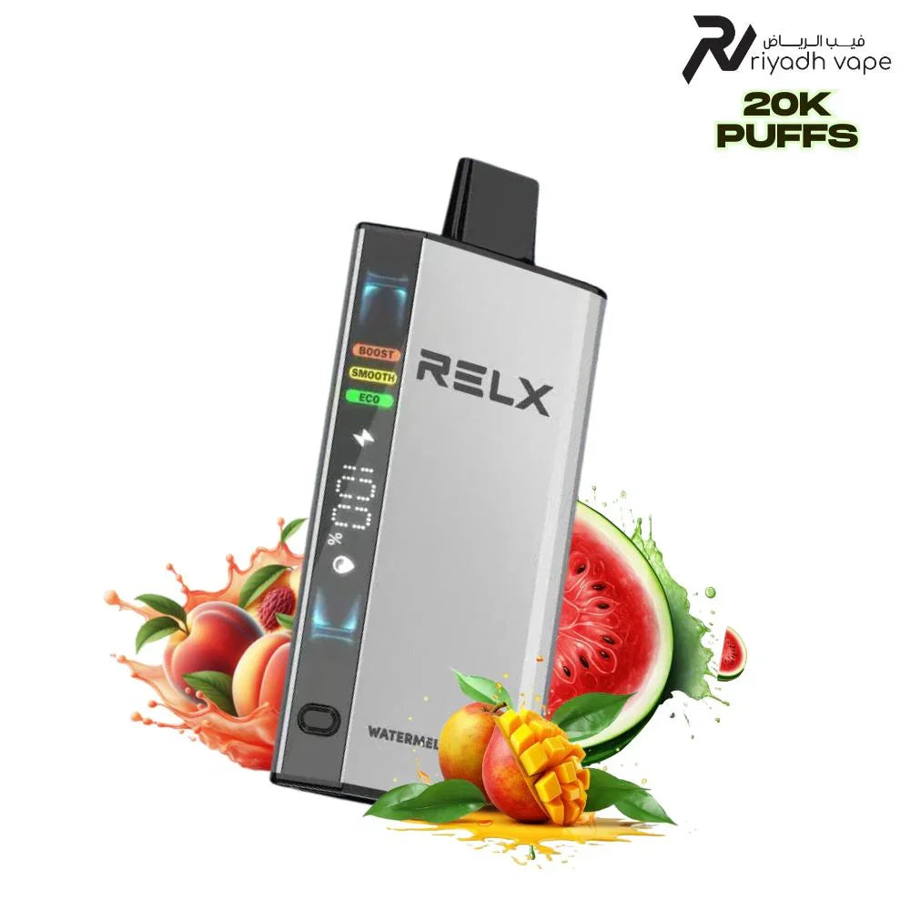 RELX Disposable Vape 20000 Puffs Peach Mango Watermelon , best vape to buy 