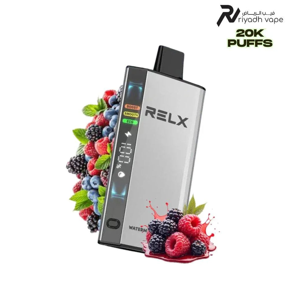 Buy RELX 20000 Puffs Disposable Vape 8 Flavors - Riyadh Vape – Riyadh ...