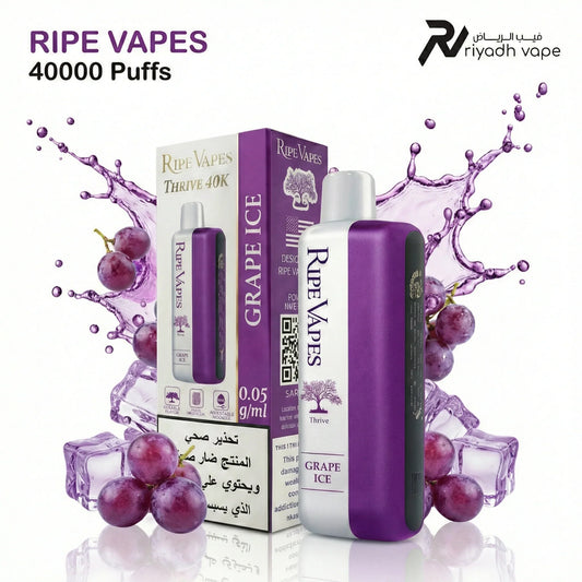 Ripe Vapes Thrive 40k Disposable Vape - Grape Ice