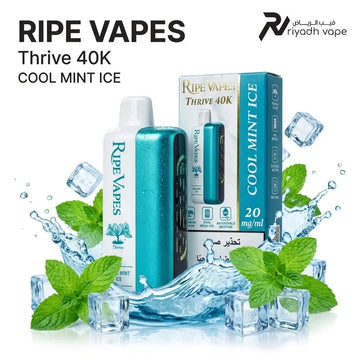 Ripe Vapes Thrive 40k Disposable Vape - Mint Ice - Riyadh Vape Shop - Disposable Vape