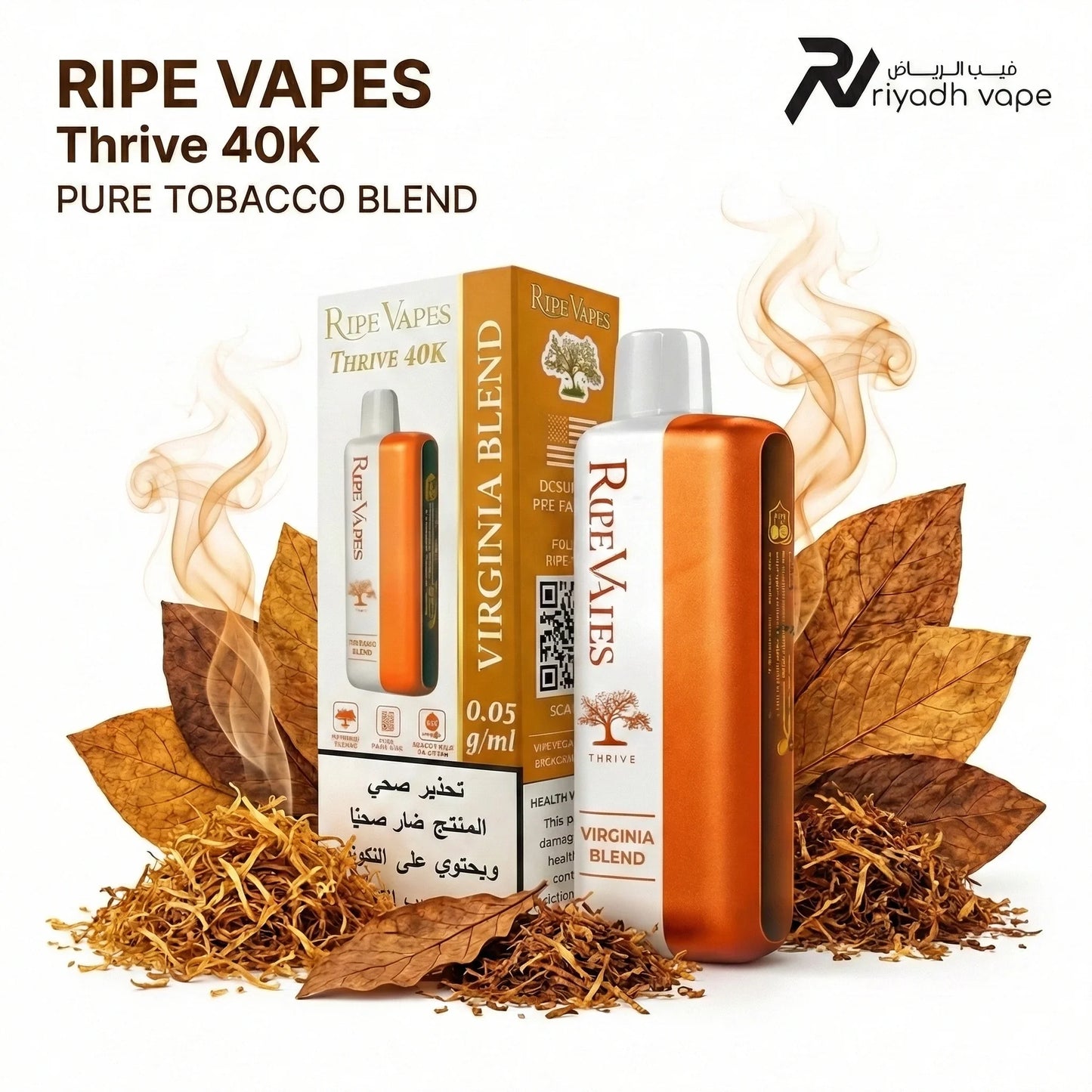 Ripe Vapes Thrive 40k Disposable Vape - Virginia Blend