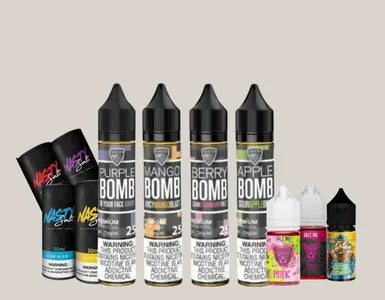 "Shop the latest new arrivals of salt nicotine e-juices."