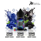 Sam's Vape Berry Crush Frozen Salt Nic - Blue Razz Berry Ice 30ml