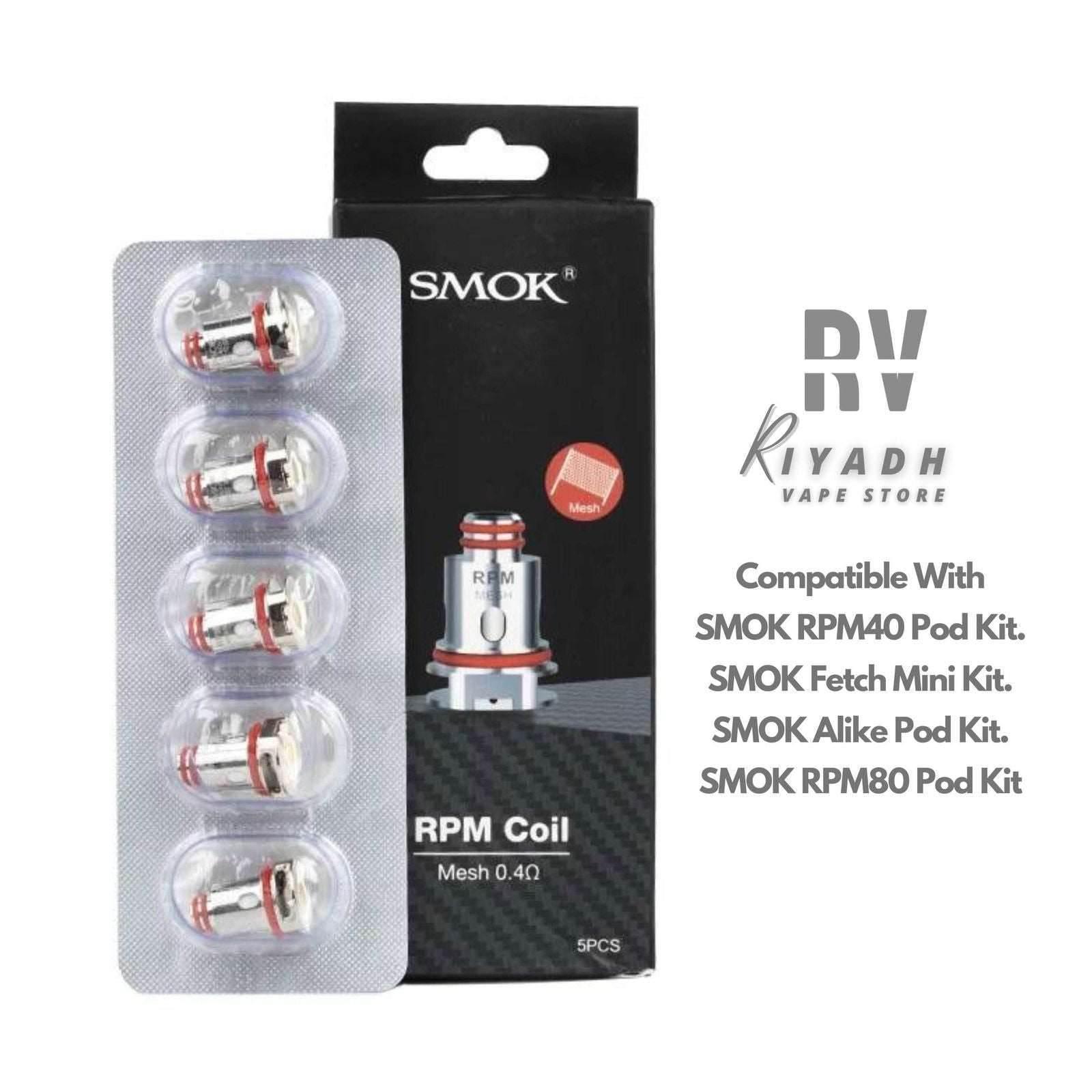 Smok RPM 0.4Ω Replacement Coil - Vape Riyadh - Riyadh Vape Shop