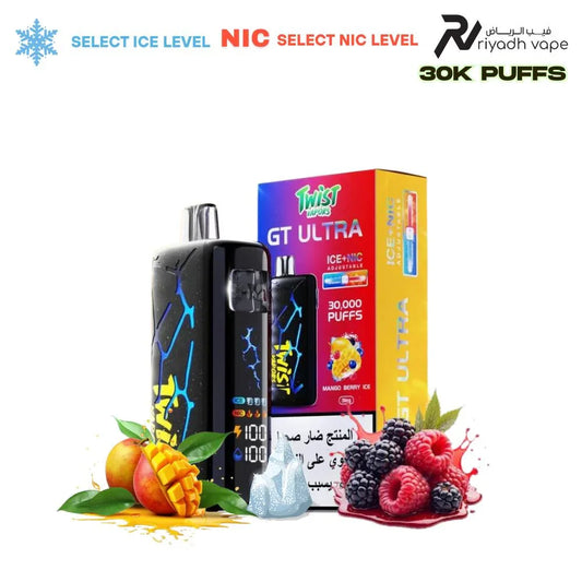 Twist GT Ultra 30000 Mango Berry Ice Vape | Riyadh Vape Deals