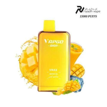 VAPGO VMAX 15000 Puffs Disposable Vape - Mango Ice - Riyadh Vape Shop