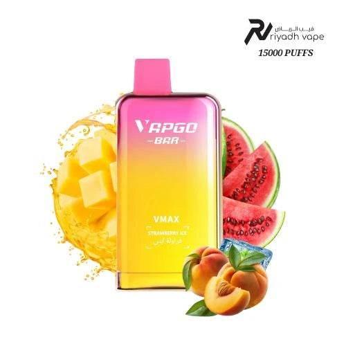 VAPGO VMAX 15000 Puffs Disposable Vape - Peach Mango Watermelon - Riyadh Vape Shop