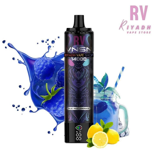 VNSN QUAKE PRO 14000 Puffs - Blue Razz Lemonade Disposable Vape - Riyadh Vape Shop