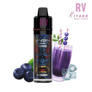 VNSN Spark 12000 Puff Blueberry Ice Disposable Vape - Vape Riyadh - Riyadh Vape Shop