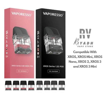 Vaporesso XROS Series 0.8Ω & 1.2Ω Replacement Coil - Vape Riyadh - Riyadh Vape Shop - Coils And Pods