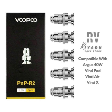 Voopoo PnP-R2 1.0 Ω Replacement Coil For Argus 40 , Vinci ,Vinci X - Vape Riyadh - Riyadh Vape Shop