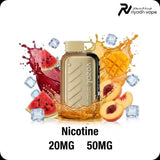Vozol Gear Ice & Sweet 50000 Puffs Disposable Vape - Peach Mango Watermelon