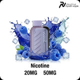 Vozol Gear Ice & Sweet 50000 Puffs Disposable Vape - Blue Razz Ice