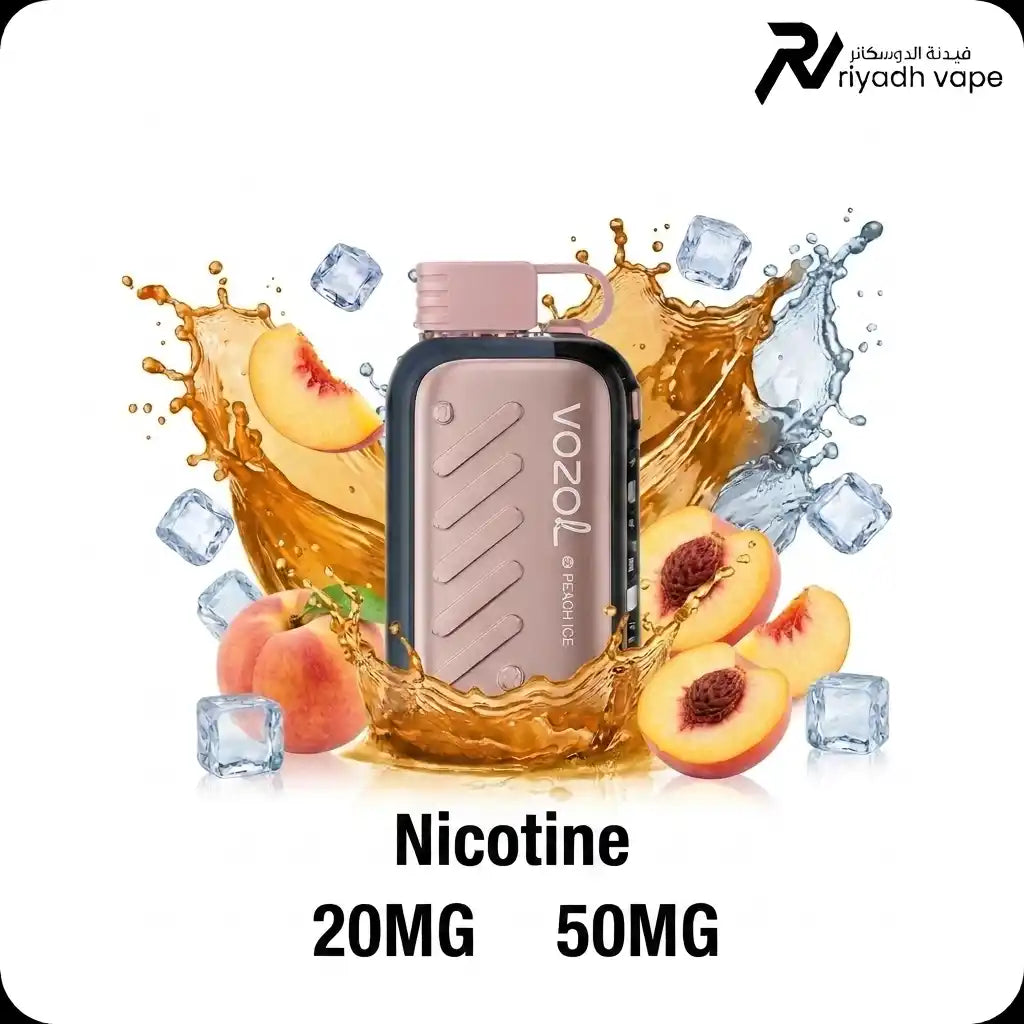 Vozol Gear Ice & Sweet Peach Ice 50000 puffs disposable vape
