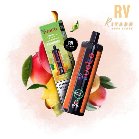 YUOTO DIGI 15000 Puffs Mango Ice Disposable Vape - Riyadh Vape Shop