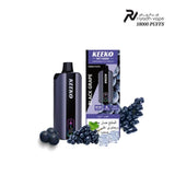 Keeko MT 18000 Puffs Disposable Vape - Black Grape