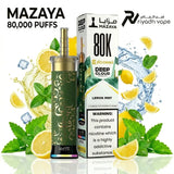 Mazaya E Hookah Deep Cloud 80K Disposable Vape - Lemon Mint