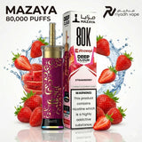 Mazaya E Hookah Deep Cloud 80K Disposable Vape - Strawberry