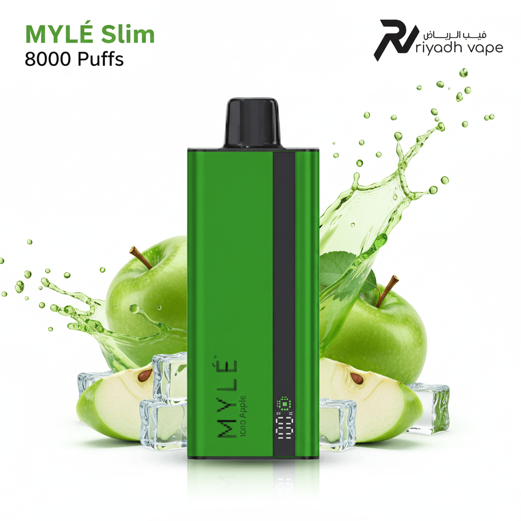 myle-slim-8000-ice-apple-disposable-vape-riyadh