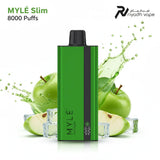 Myle Slim 8000 Puffs Disposable Vape - Ice Apple