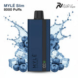 Myle Slim 8000 Puffs Disposable Vape - Ice Blueberry