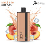 Myle Slim 8000 Puffs Disposable Vape - Peach Ice