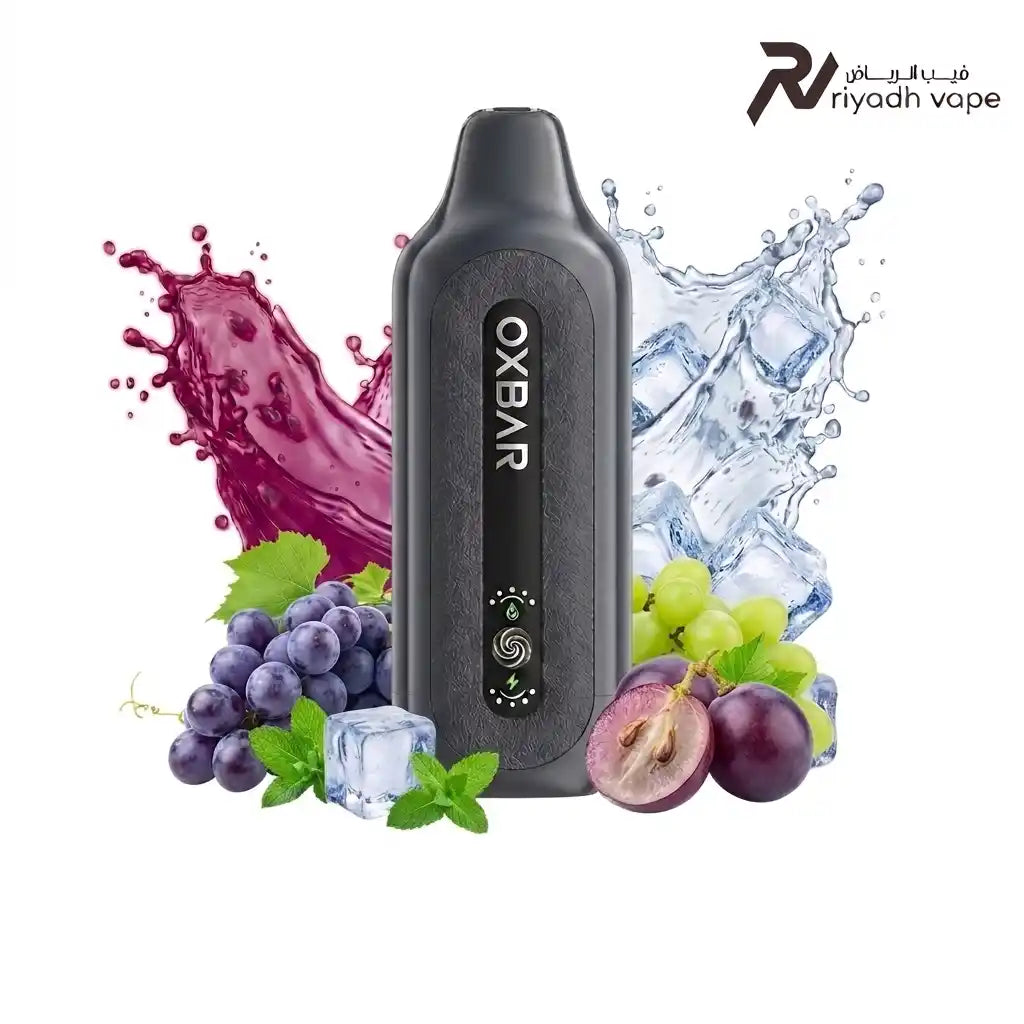 Oxbar GoSlim 26K Puffs Disposable Vape - Grape Ice - Riyadh Vape Shop
